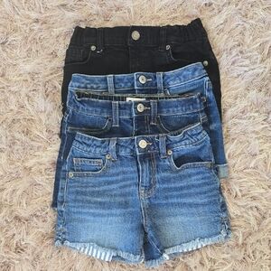 SO & Cat & Jack Girks Denim Shorts Bundle